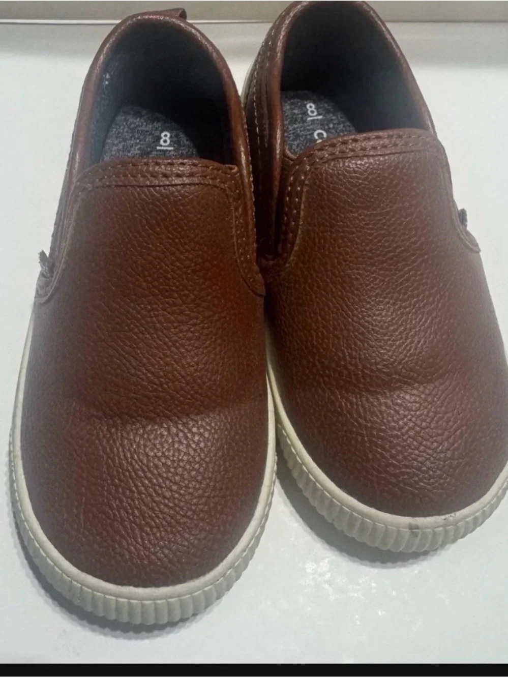 Carter's Brown Slip-On Kids Dress Shoes